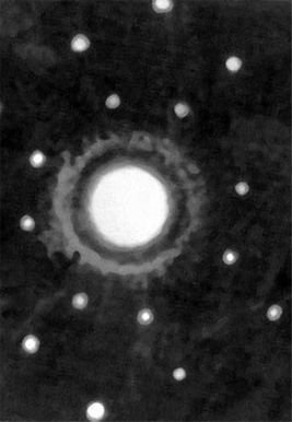 Теория дифракции протонов на поглощающих тяжелых атомных ядрах